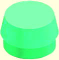 Аттачмены для бюгельных протезов:матрицы светло-зеленые стандартной ретенции ,6 шт, нормального р-ра