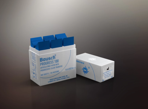 BK51 артикуляционная бумага, синяя, 100 мкм, 300 листов