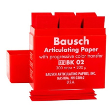 BK02 артикуляционная бумага, красная, 200мкм, 300 листов