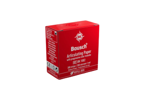 BK1002 артикуляционная бумага, красная, 200мкм, 300 листов