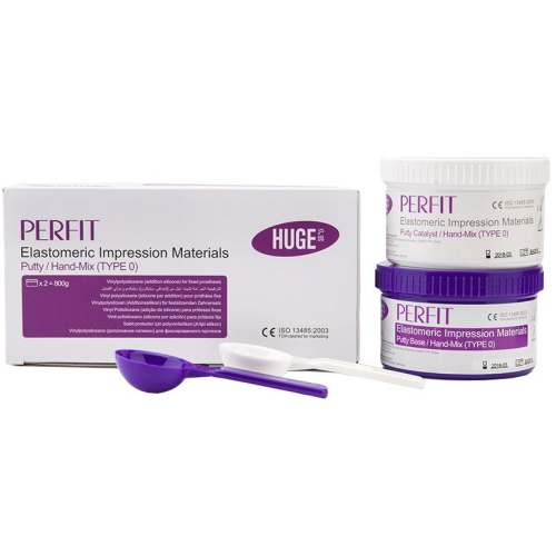 Перфит Патти А/ Perfit A Putty (400g. base + 400g. cat.) Huge Dental