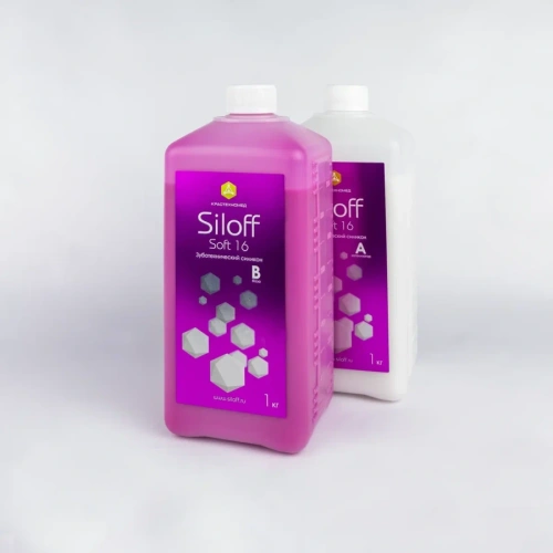 Siloff Soft 16 (1kg/1kg) / Силикон для дублирования 1кг+1кг