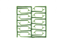 Бонихард кламмер (S-U-WAX-PATTERNS TK I) 10 листов, 200шт. Schuler-Dental