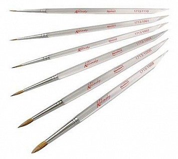 Кисть Kolinsky размер 6, 2 шт, Renfert