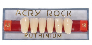 Зубы акриловые Acry Rock фронтальные нижние (планка 6 зубов)