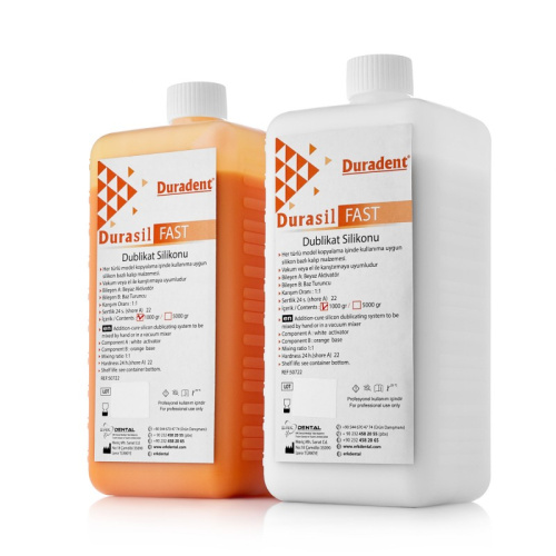 Duradent Durasil fast Dublicate Silicone 1+1 / Силикон для дублирования 1кг+1кг