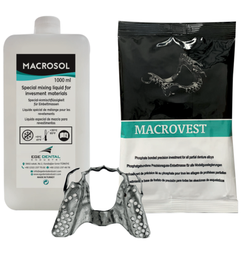 Macrovest - паковочная масса для частичных протезов 18кг+2л, EGE DENTAL