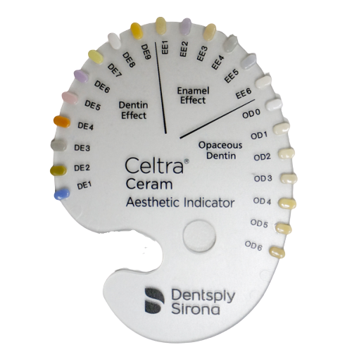 Celtra Ceram, Шкала цветов Shade Aesthehic indicator, 1шт. DeguDent