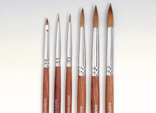 Кисть для керамики Porcelain Brush P-7, 1шт. Shofu